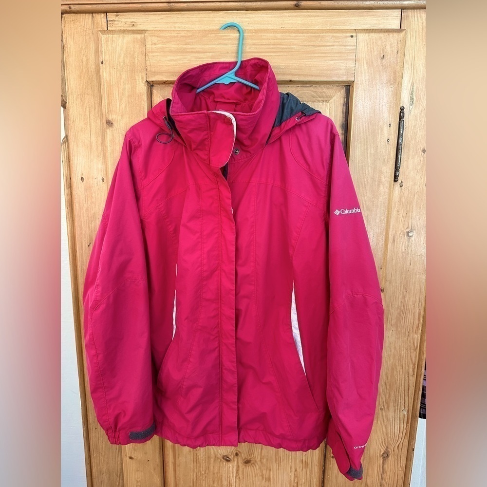 Columbia Lightweight Pink Omni-Shield Windbreaker Women’s Size Large